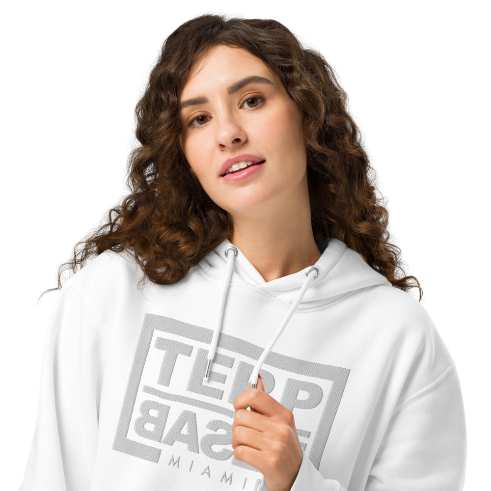 TERP BASEL MIAMI HOODIE EMBROIDERED WHITE