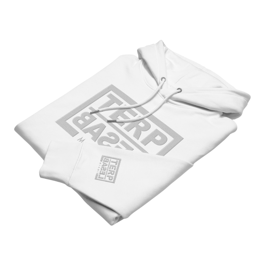 TERP BASEL MIAMI HOODIE EMBROIDERED WHITE