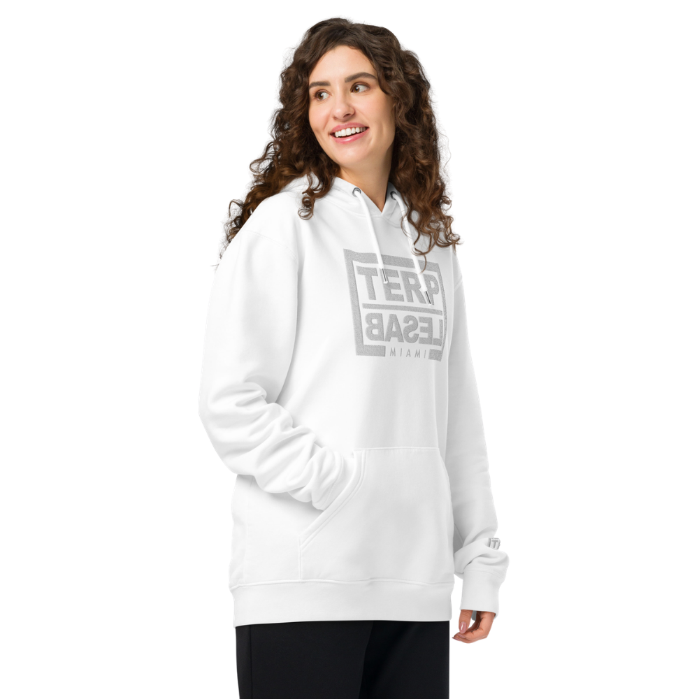 TERP BASEL MIAMI HOODIE EMBROIDERED WHITE