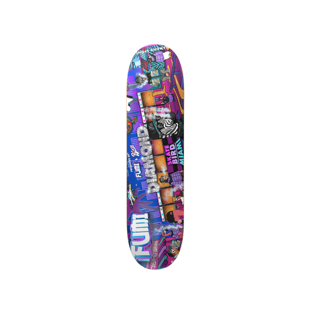 FUMI x B-EAZY x TERP BASEL 2025 SKATE DECK