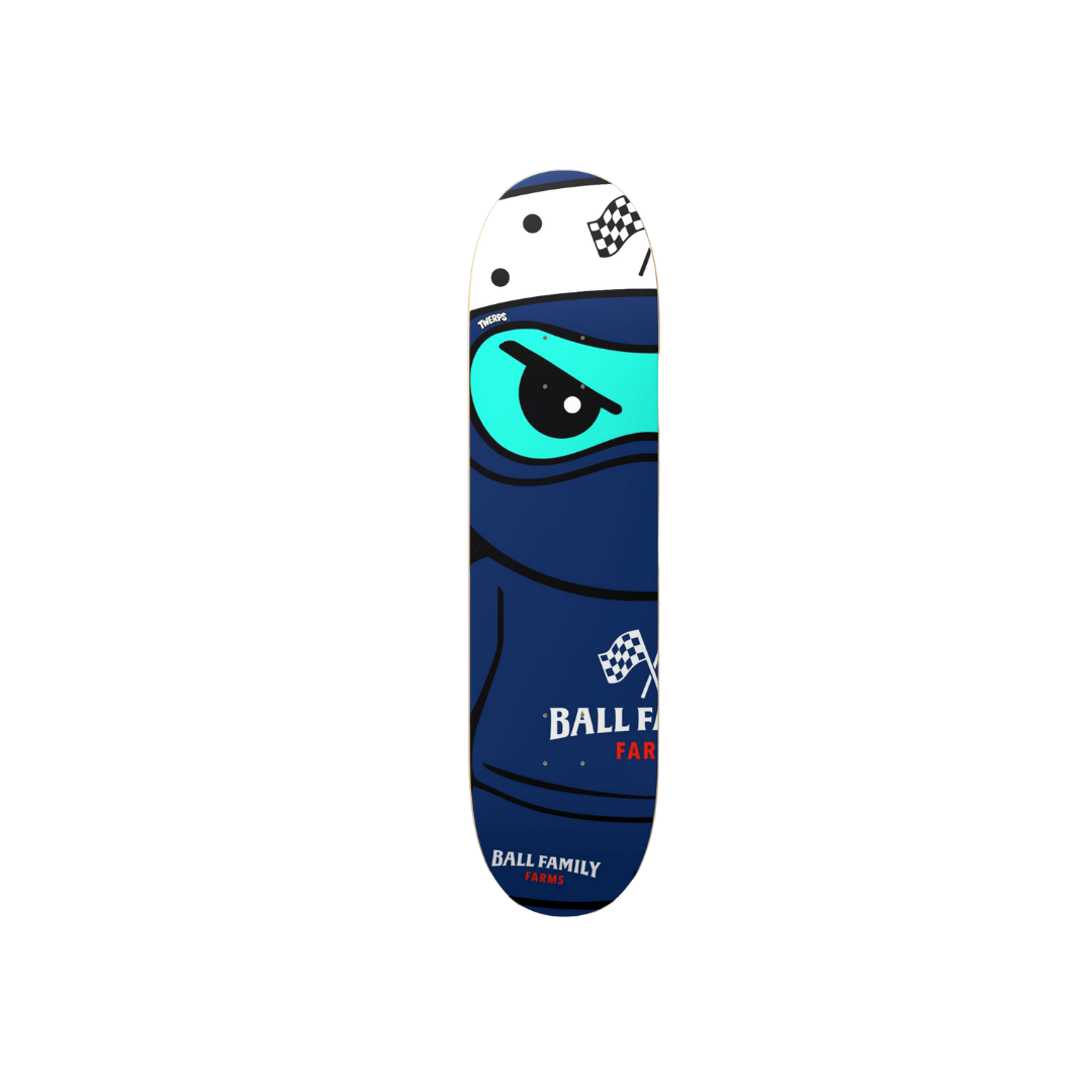 BALL FAMILY FARMS x TWERPS x TERP BASEL 2025 SKATE DECK