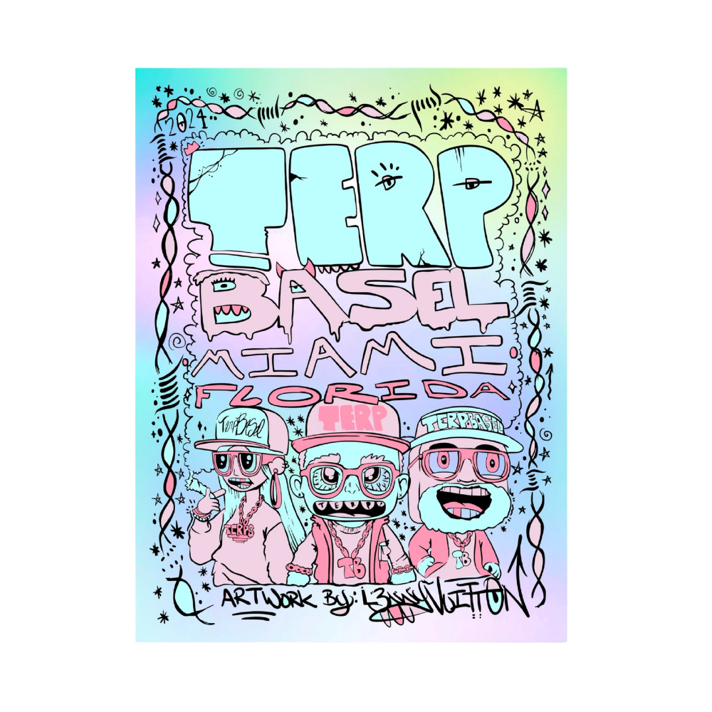 LENNY VUITTON X TERP BASEL 2024 FOIL PRINT