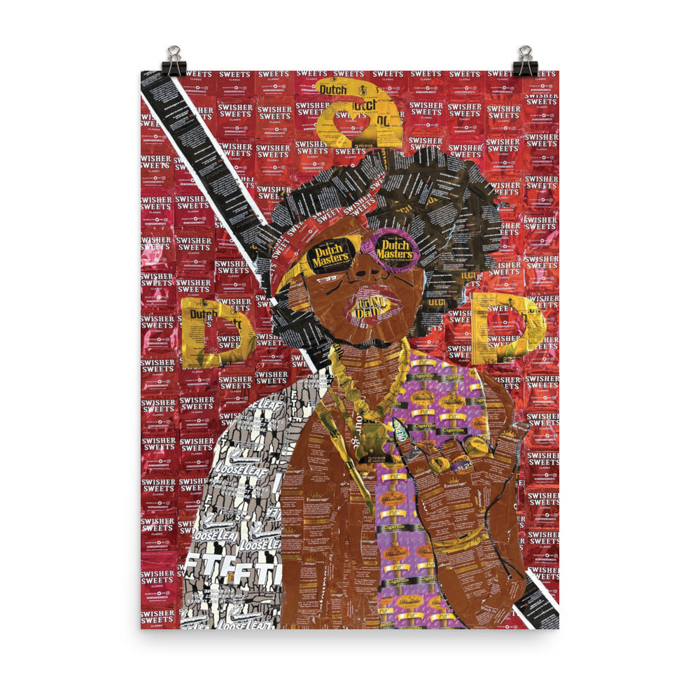 TRINIDAD JAMES x RJ KNOWS BEST x TERP BASEL 2024 LIMITED GLOSSY PRINT