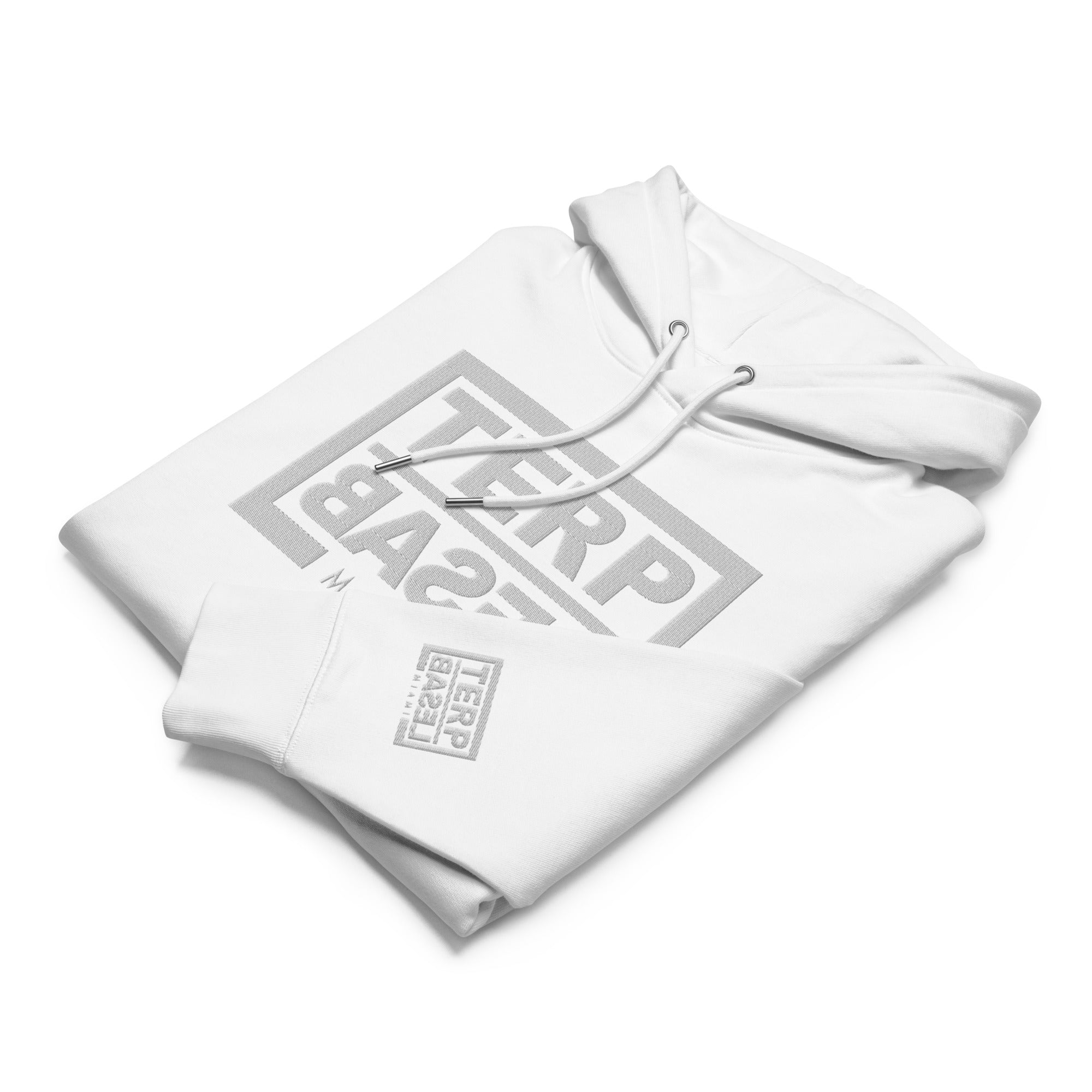 TERP BASEL MIAMI HOODIE EMBROIDERED WHITE