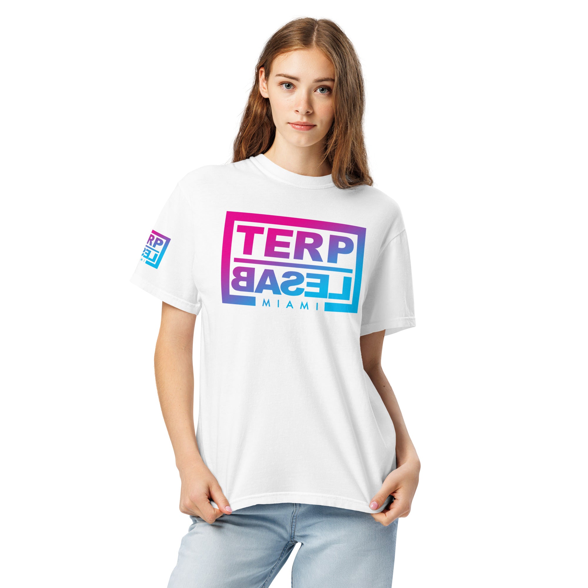 TERP BASEL MIAMI - WHT/MULTI STAMP